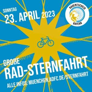 Radsternfahrt 2023 zum Königsplatz - Radentscheid Bayern @ 4 Treffpunkte mit Ziel Königsplatz