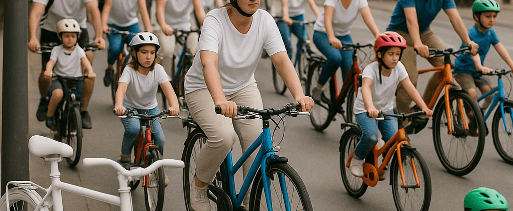 Ride-of-Silence-Korso Bild generiert mit Unterstützung von KI / ChatGPT