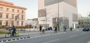geschützter Radfahrstreifen Brienner Straße München