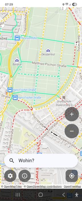 App-Startbildschirm-V3.1 Screen shot MunichWays App Startbildschirm-V3.1